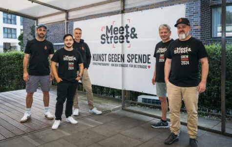 Mitglieder des Hamburger Meet&Street-Teams (von links): Simon Burmester, Jan-Hendrik Lühr, Sven Sevnsøn, Oliver Jockers und Axel Schmidt. Foto: Miguel Ferraz