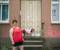 Die ehemalige Obdachlose Denise hat seit Juli eine eigene Wohnung. Foto: Miguel Ferraz