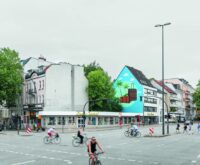 Leder Israel wurde 1890 gegründet und ist damit das älteste Lederwarengeschäft Hamburgs. Der Flachbau im Schulweg, Ecke Osterstraße ersetzte die alte Filiale und wurde Ende 1978 neu gebaut. Foto: Peter Bruns und Claas Möller