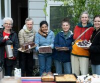 Sorgten für frischen Kaffee und selbst gebackenen Kuchen: Nachbarinnen am Grindelweg. Foto: Mauricio Bustamante